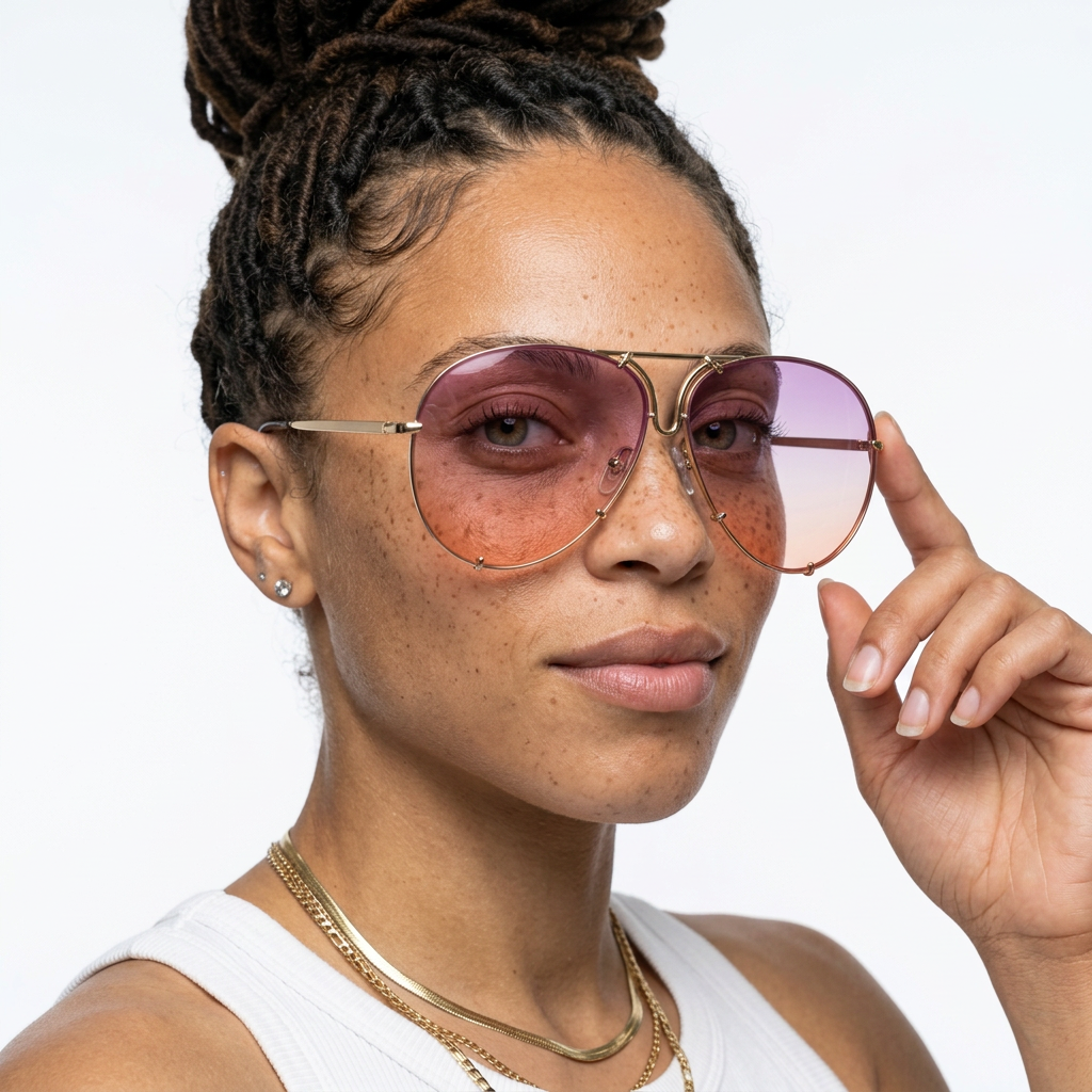 Radiant Oversized Gradient Sunglasses-0