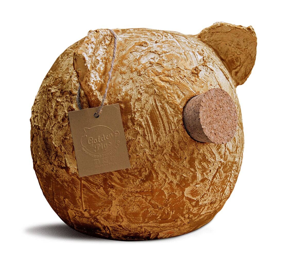 Ceramic Piggy Bank - Grunge Collection | Vintage Money Box Jar-5