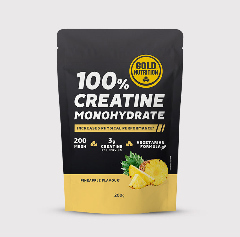 Container of GoldNutrition Creatine Monohydrate Powder for daily strength and endurance sports nutrition — view 2