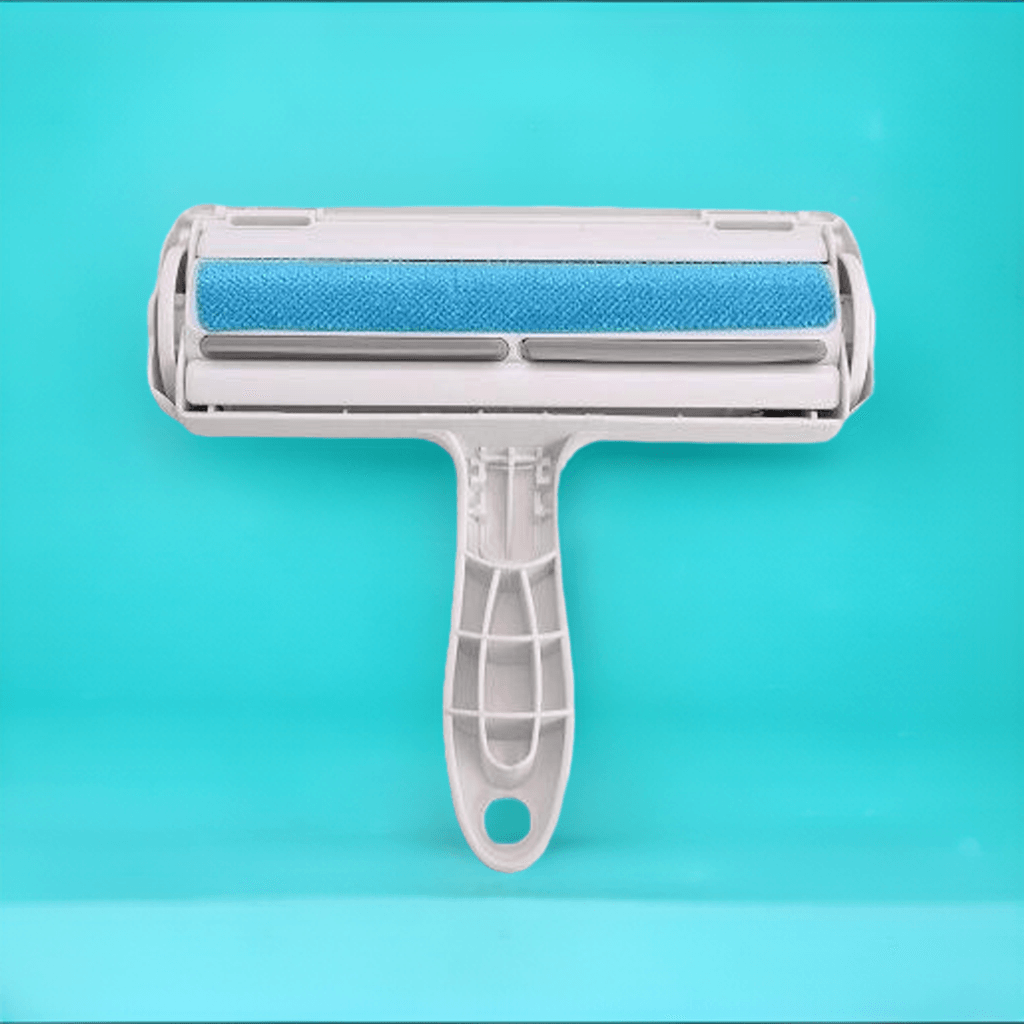 White Furerase Pro reusable pet hair remover brush for cleaning pet hair from household furniture — view 2