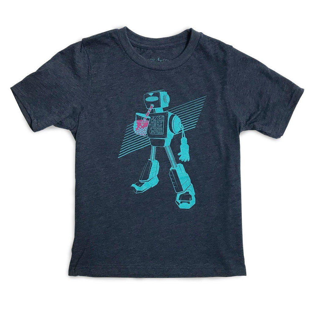 Boba Bot Kids T-Shirt-0