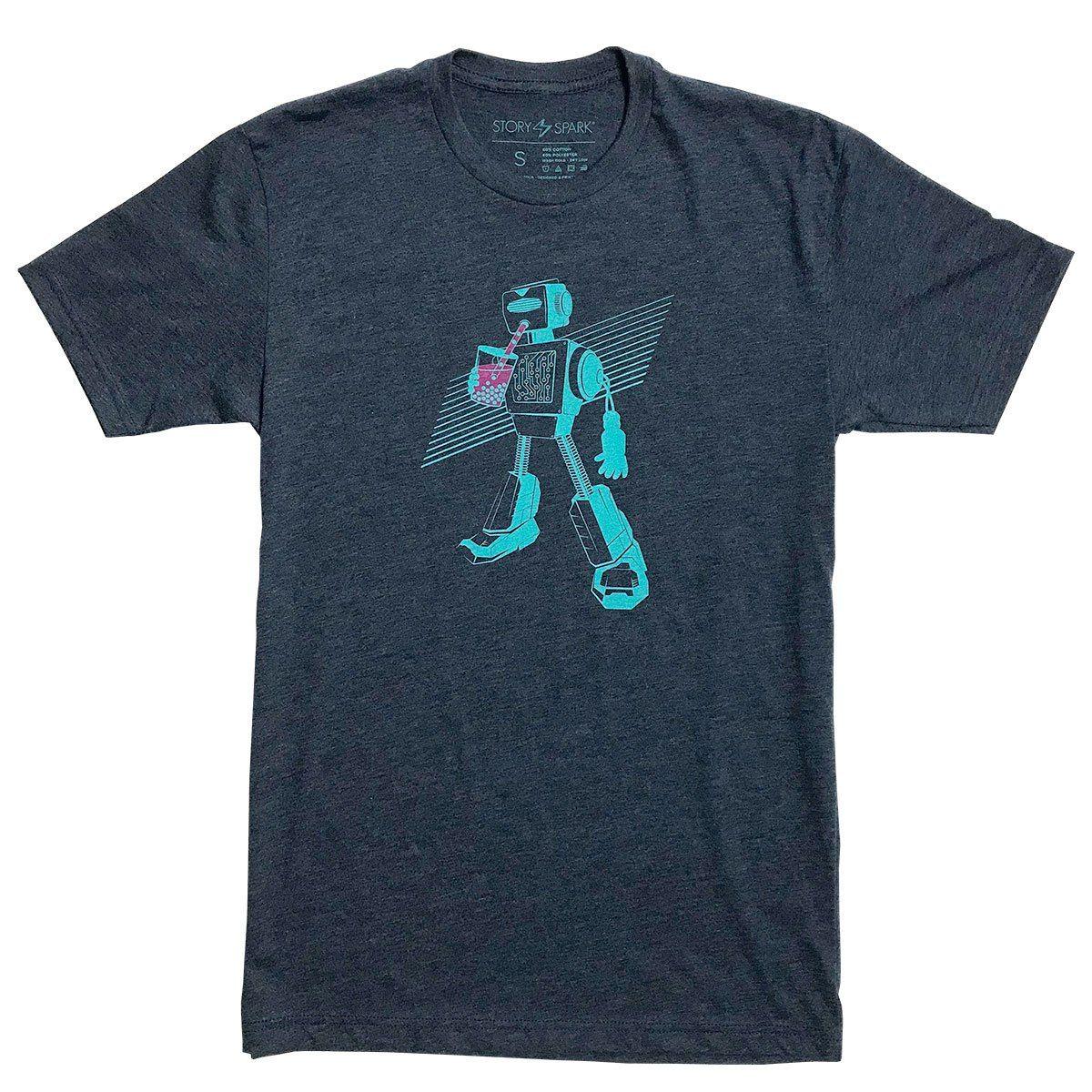 Boba Bot T-shirt-0
