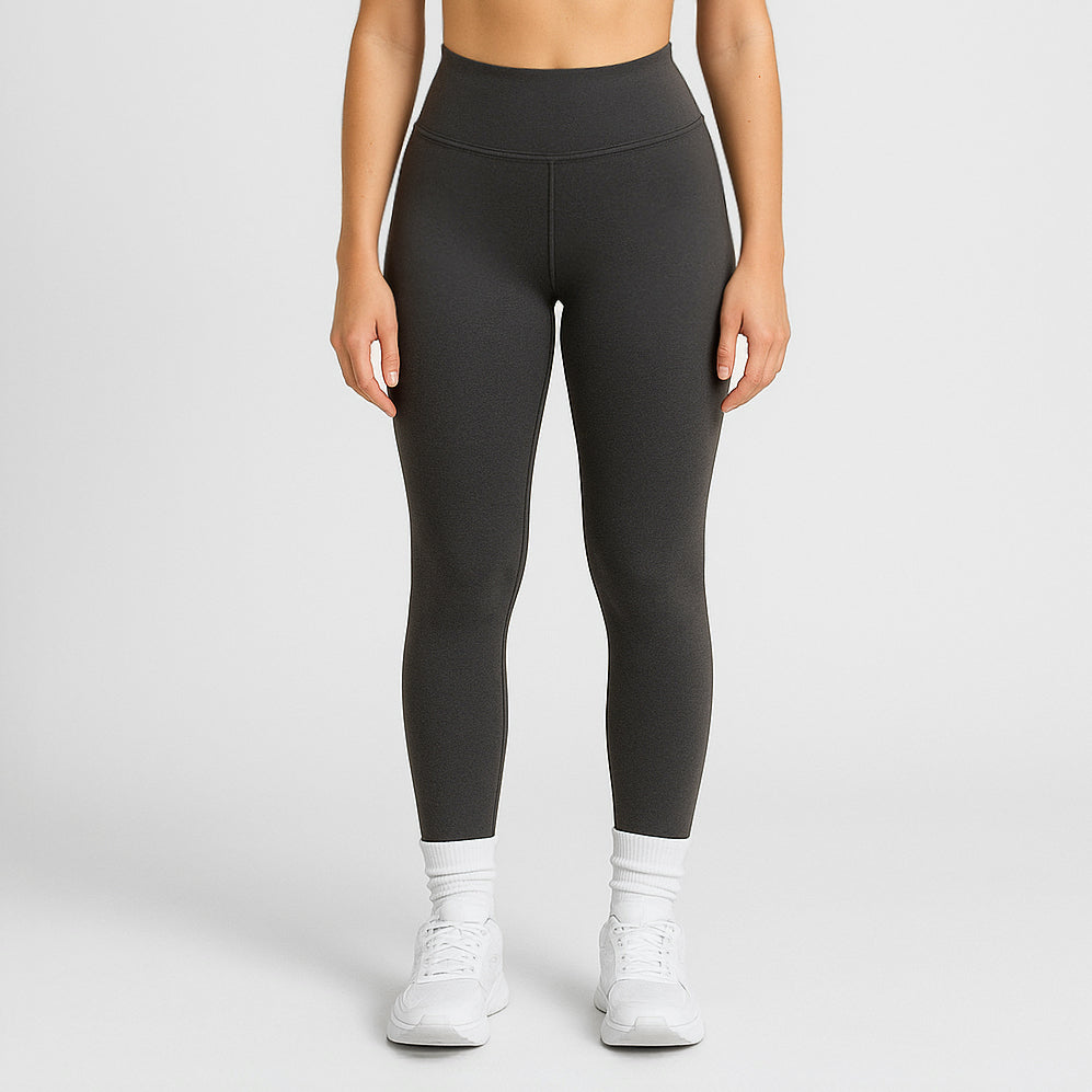 Women's high-rise athletic leggings in buttery-soft fabric with a hidden waistband pocket — view 4