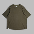 Waffle Tee / Cotton - Army Green-0