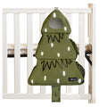 Cozy buddy crib organizer hanging caddy with mesh pockets and sturdy clips for baby essentials.