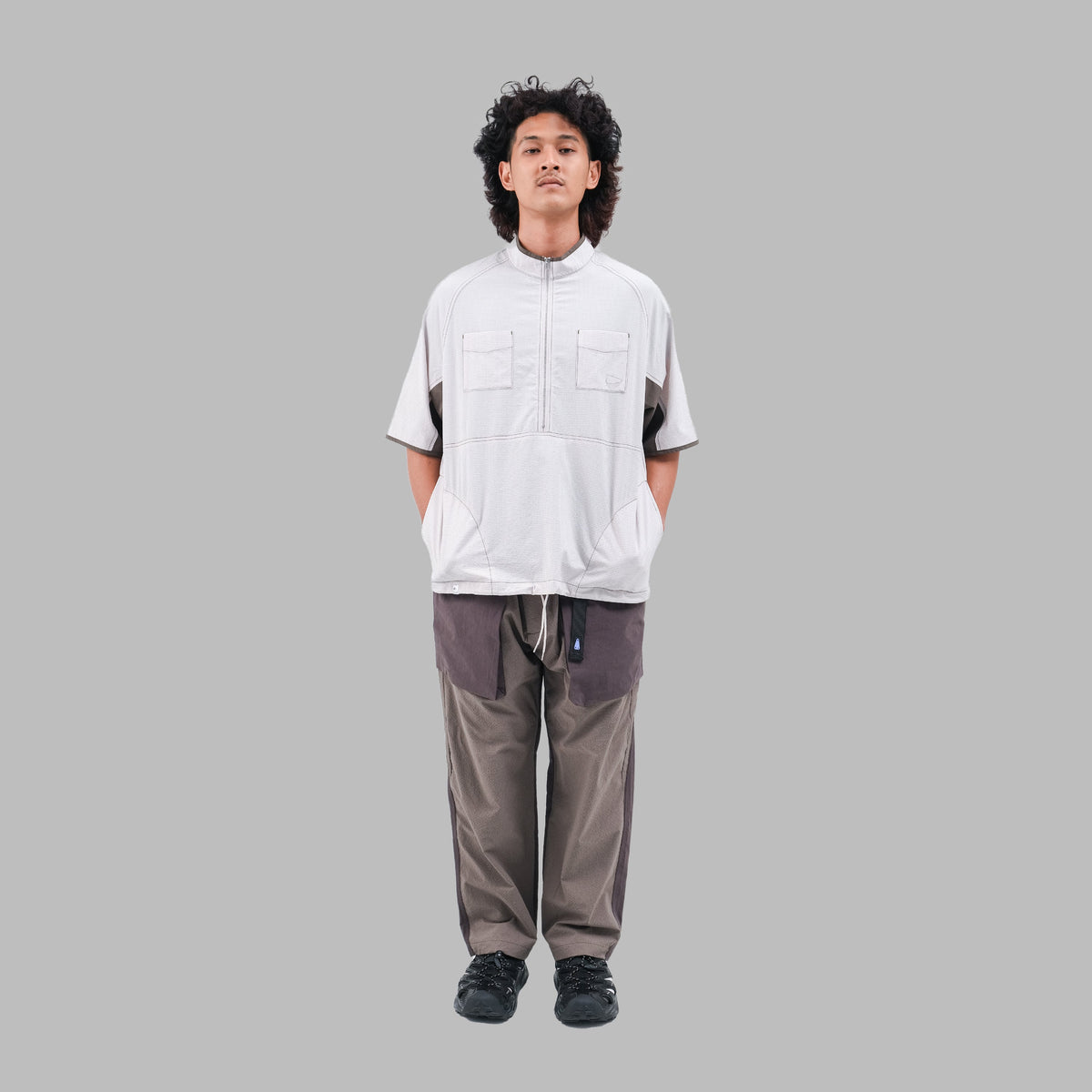 Pants 2-Tone 6P / Sorona® Agile - Grey-4