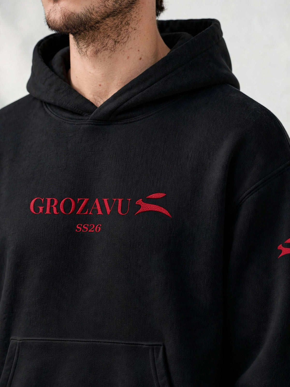 Lined-Hood Sweatshirt — 280 g/m²-3