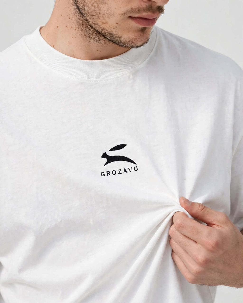 Men's Wide Collar Tee — 200 g/m²-3