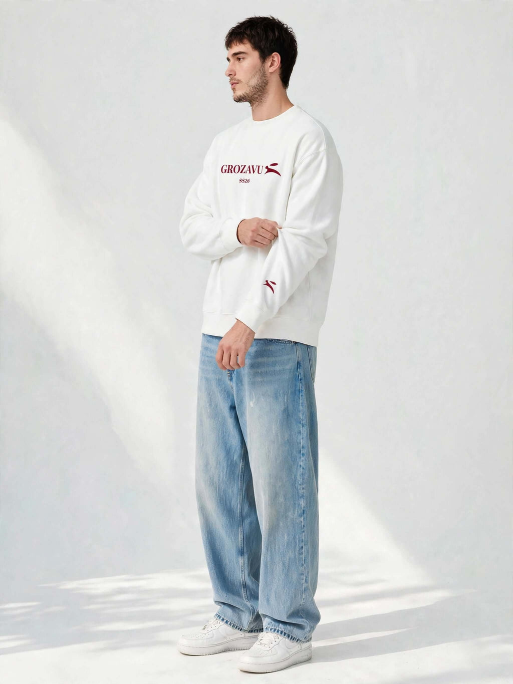 Oversized Crewneck — 350 g/m²-1