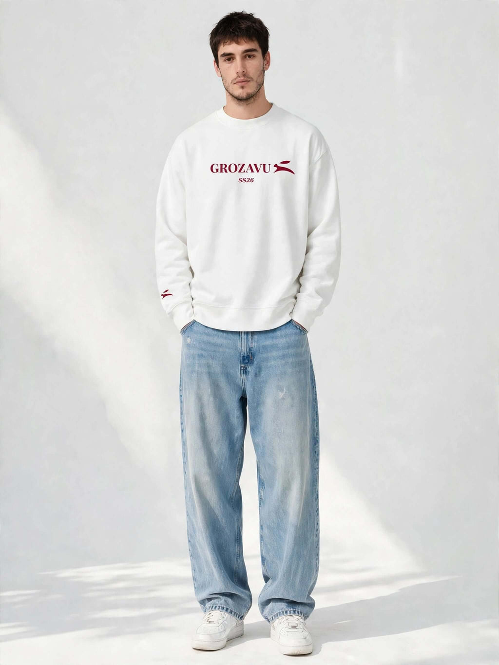 Oversized Crewneck — 350 g/m²-2