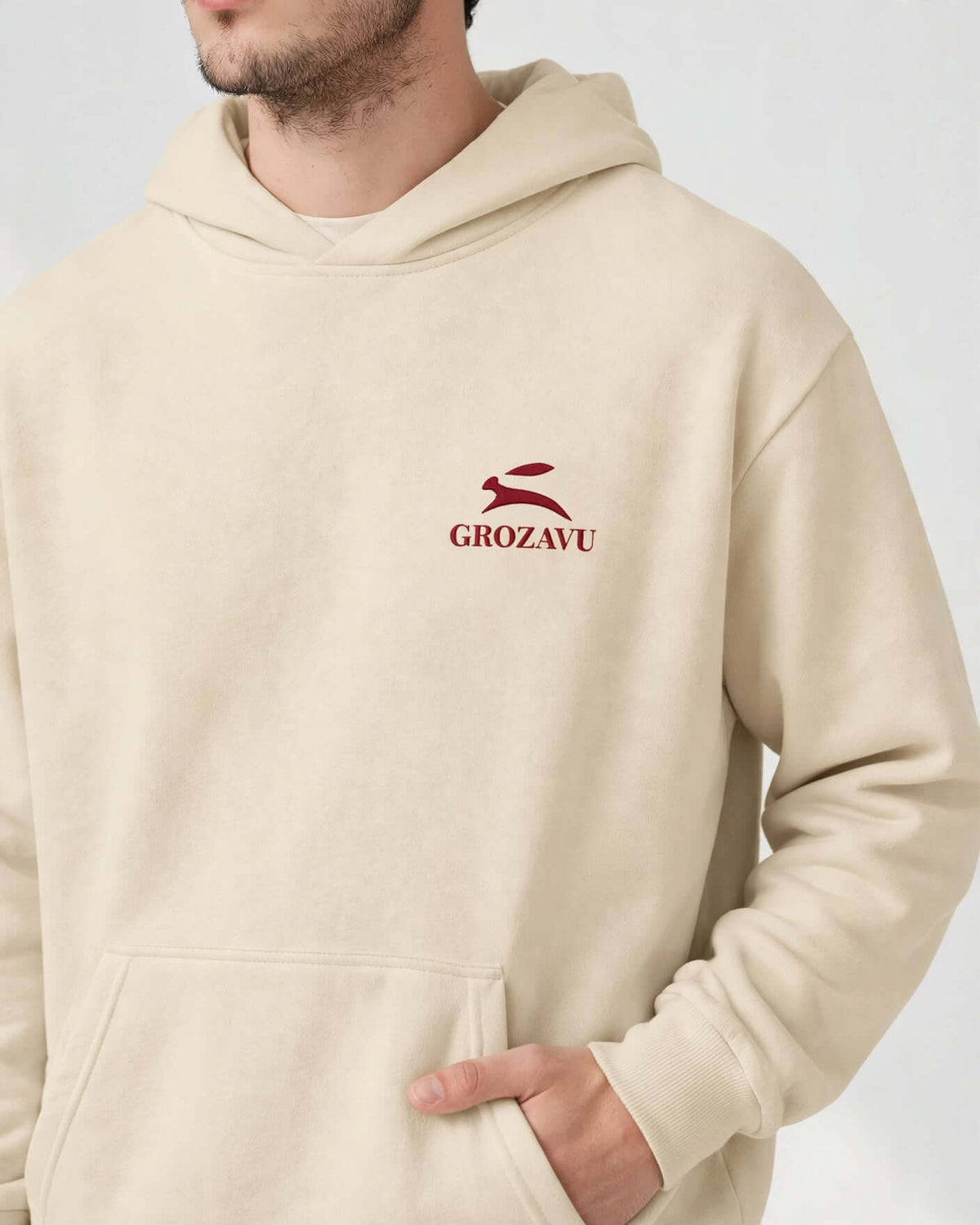 Oversized Hoodie — Mill-Dyed, 340 g/m²-2
