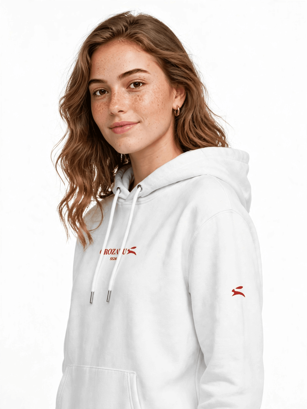 Pure Cotton Hoodie — Metal Eyelets-1