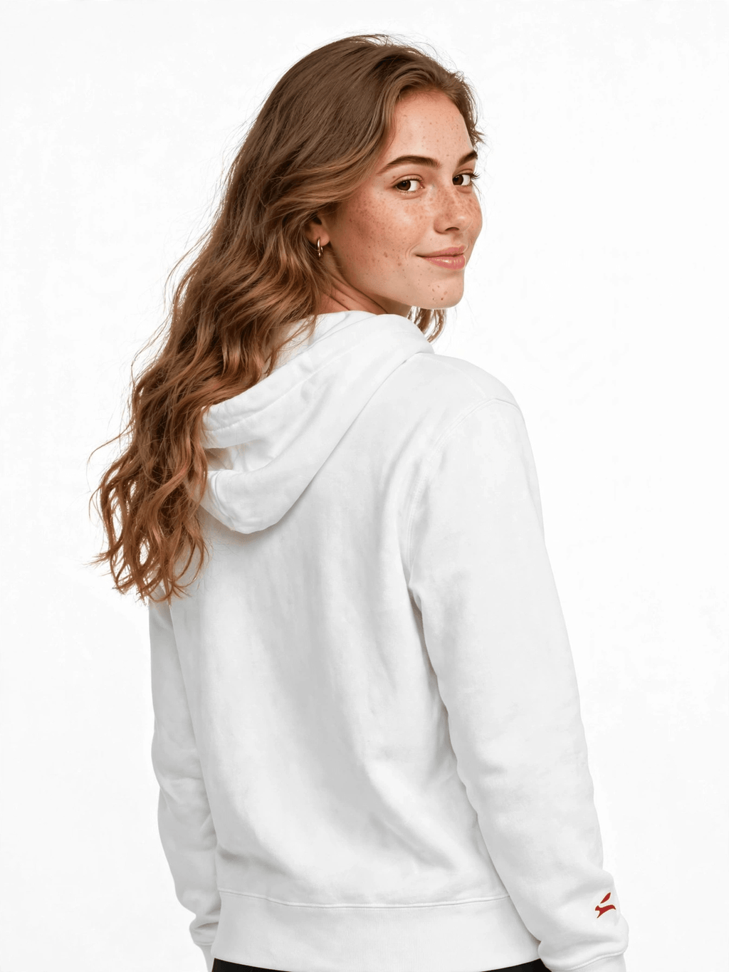 Pure Cotton Hoodie — Metal Eyelets-2