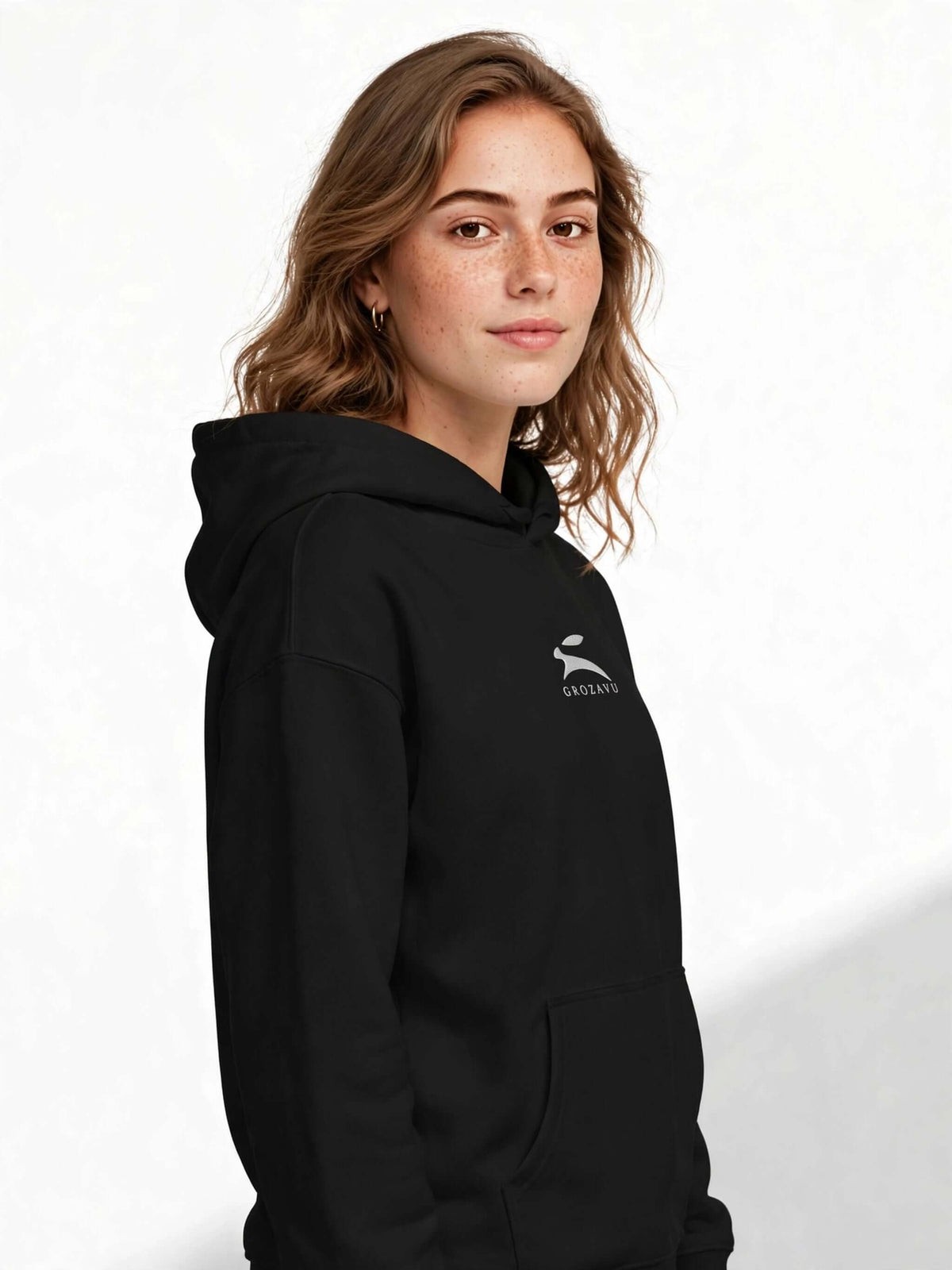Suede-Finish Hoodie — 350 g/m²-3