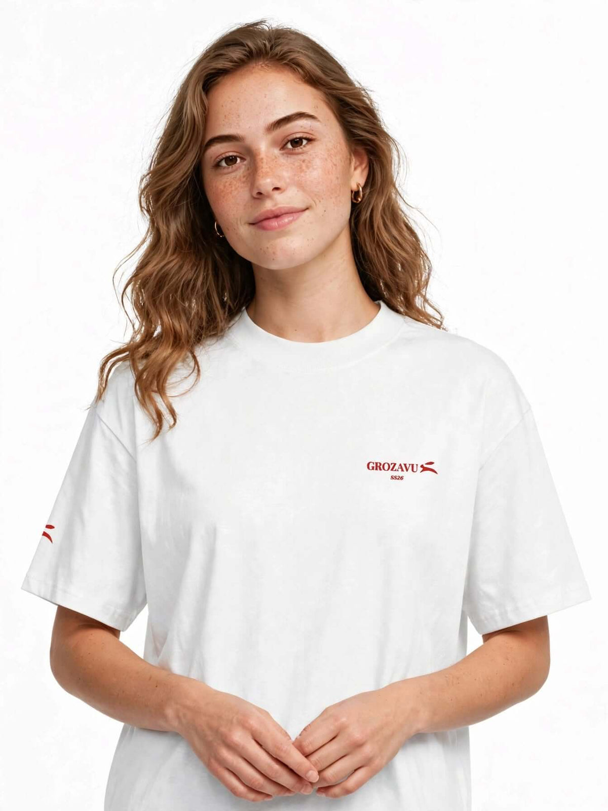 Women's Wide Collar Tee — 200 g/m²-3