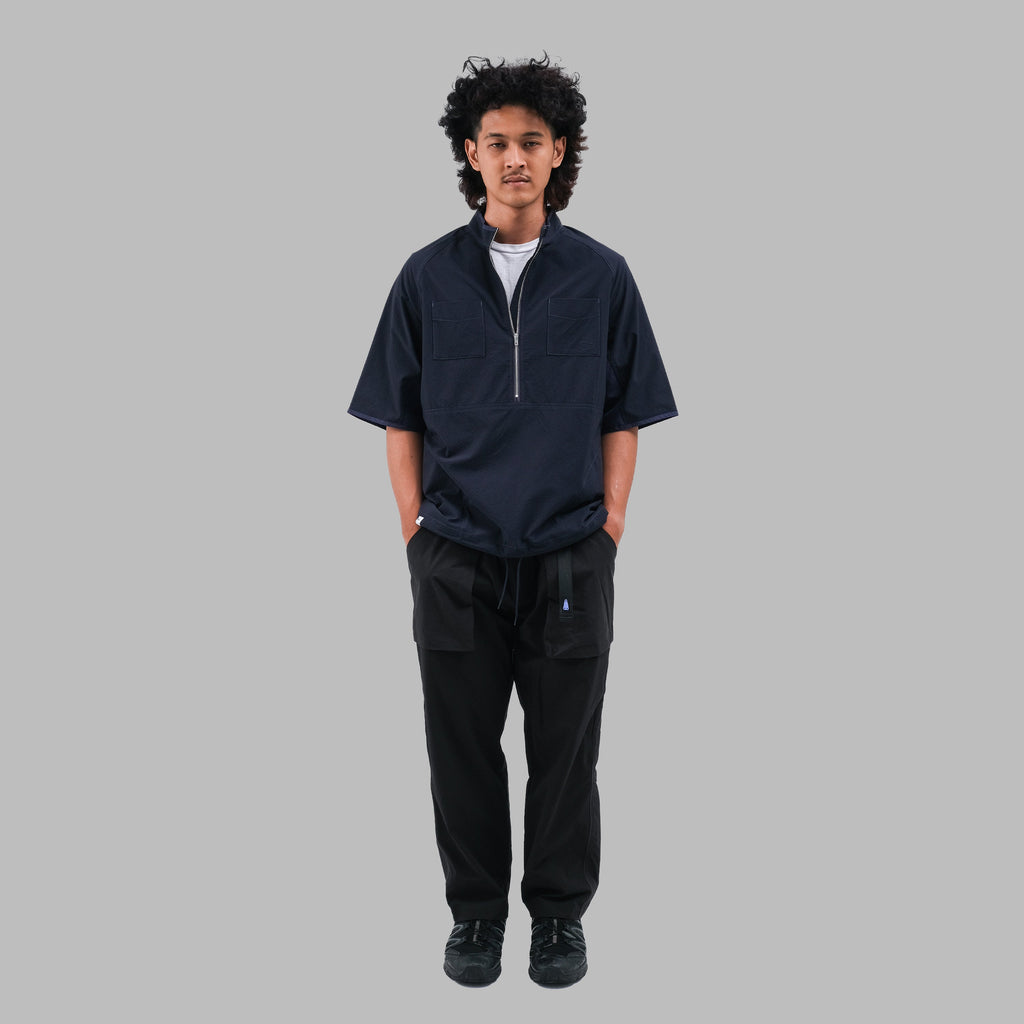 Pullover Halfzip / Sorona® Agile - Navy-2