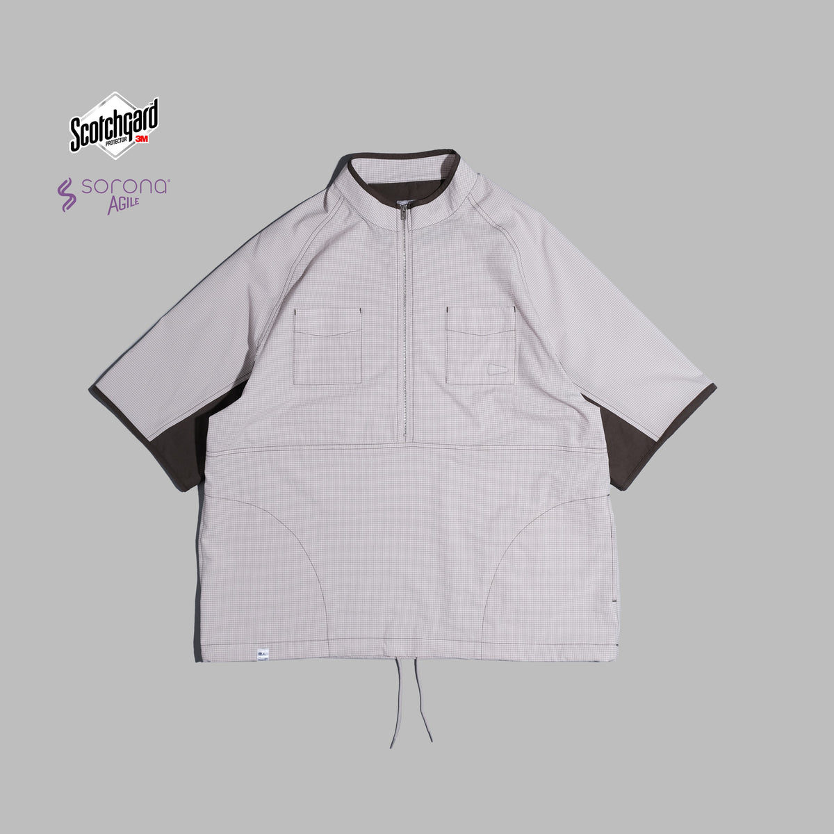Pullover Halfzip / Sorona® Agile - Grey-0