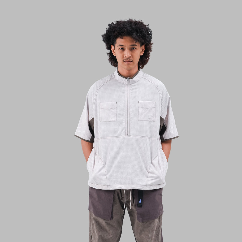 Pullover Halfzip / Sorona® Agile - Grey-1