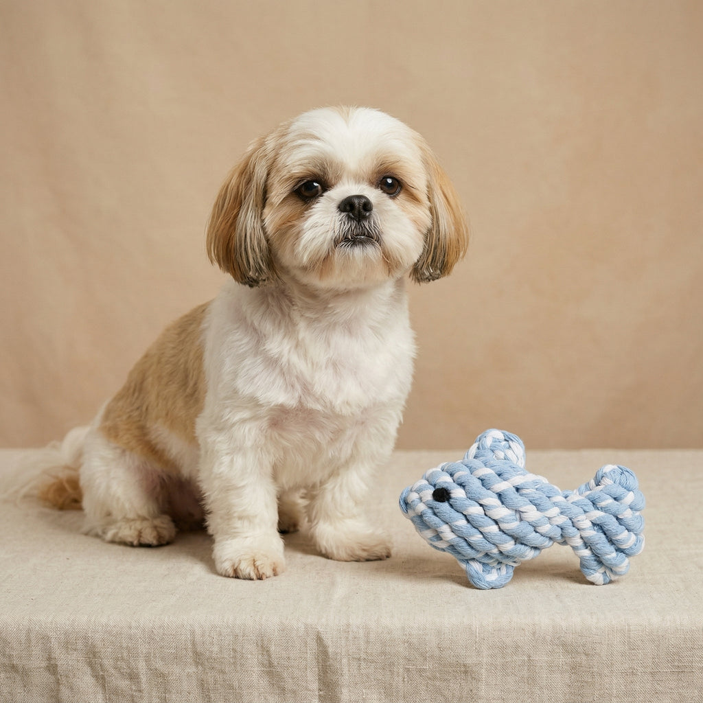 April the Happy Fish Pet Rope Toys-3