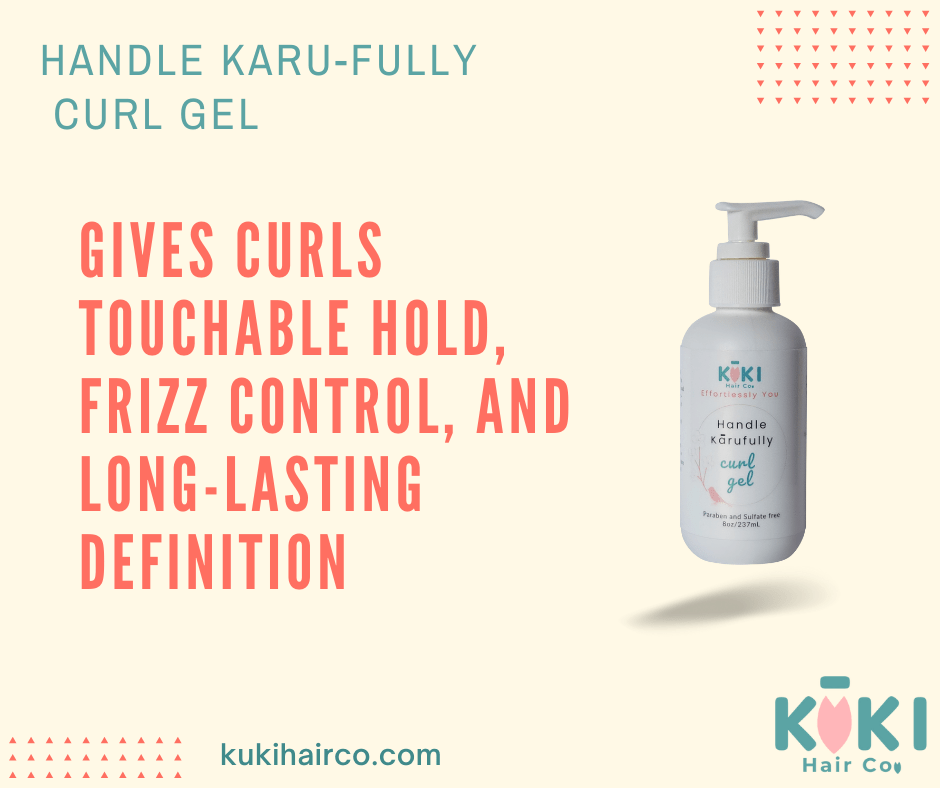Bottle of lightweight curl defining hair gel for smoothing frizz and enhancing natural wavy textures — view 3