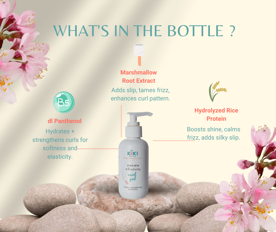 Bottle of lightweight curl defining hair gel for smoothing frizz and enhancing natural wavy textures — view 5