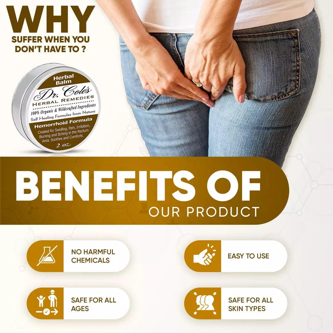 Dr. Cole's Organic Hemorrhoid Balm SixPak-4