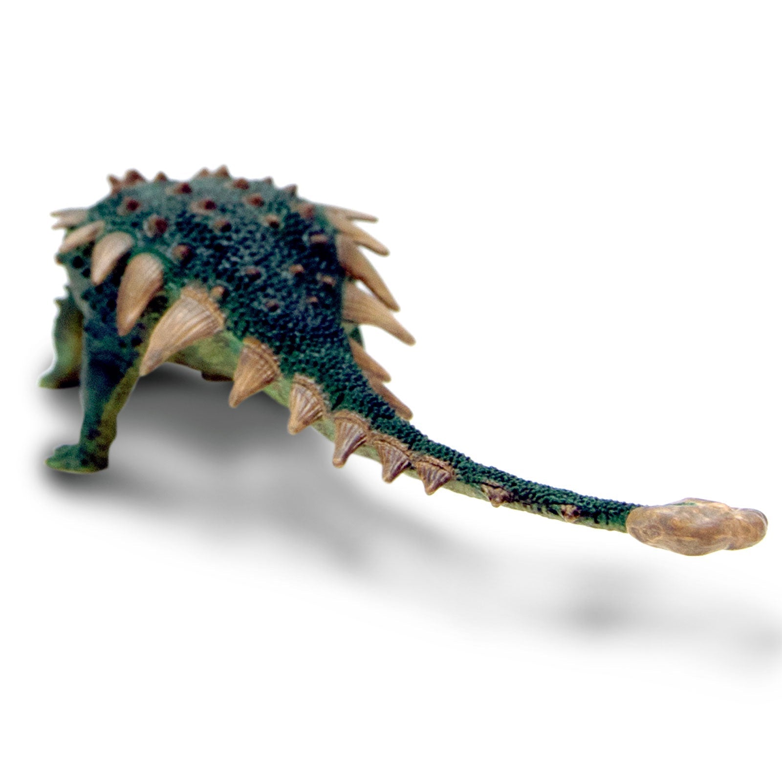 Dino Dana Zuul dinosaur toy action figure showing spikey armor and clubbed tail — view 5