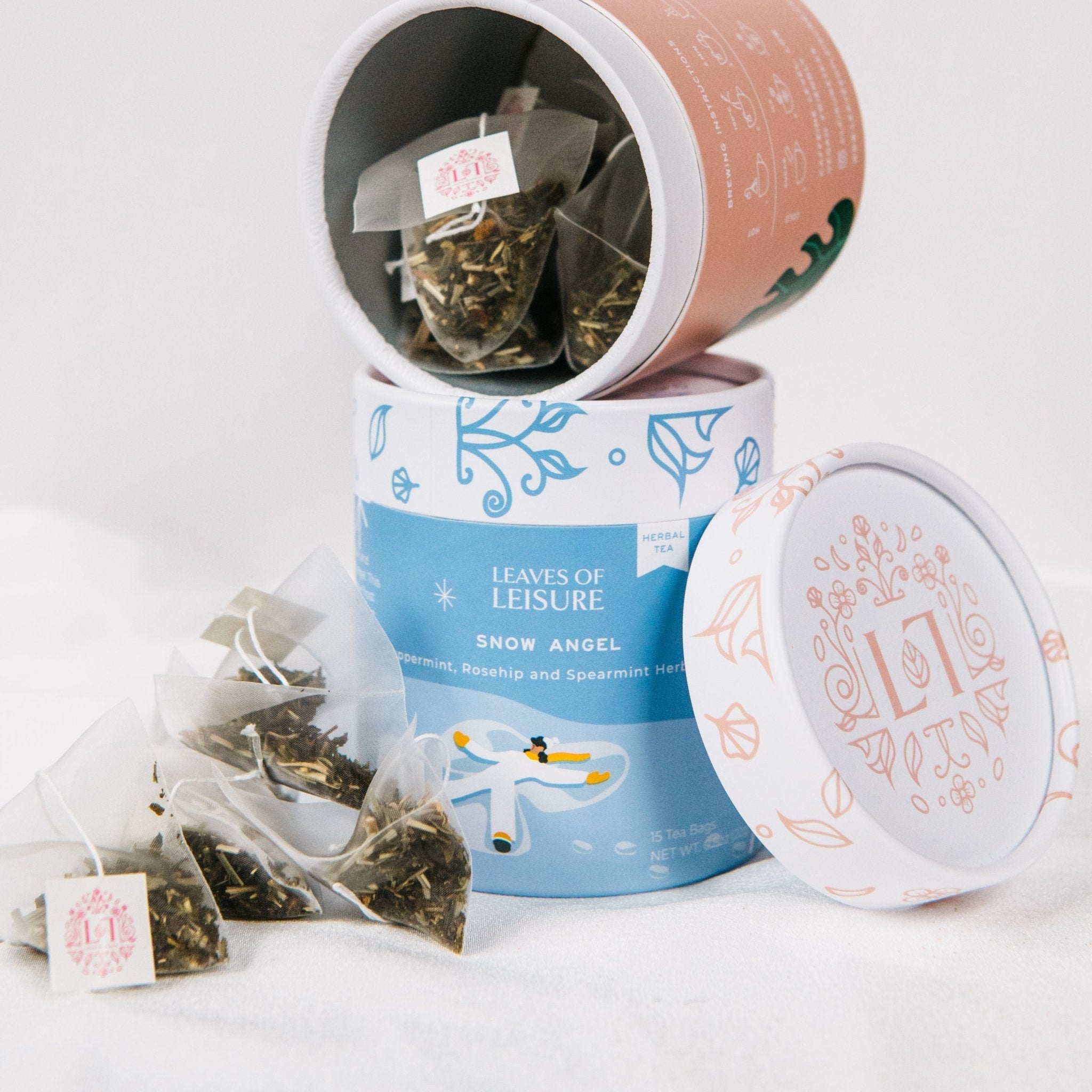 Heavenly Hygge caffeine free herbal tea gift set bundle for self care and cozy winter relaxation — view 3