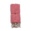 Christmas Gift Towel - Herringbone Red-0