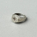 Signet Star Silver Ring-0
