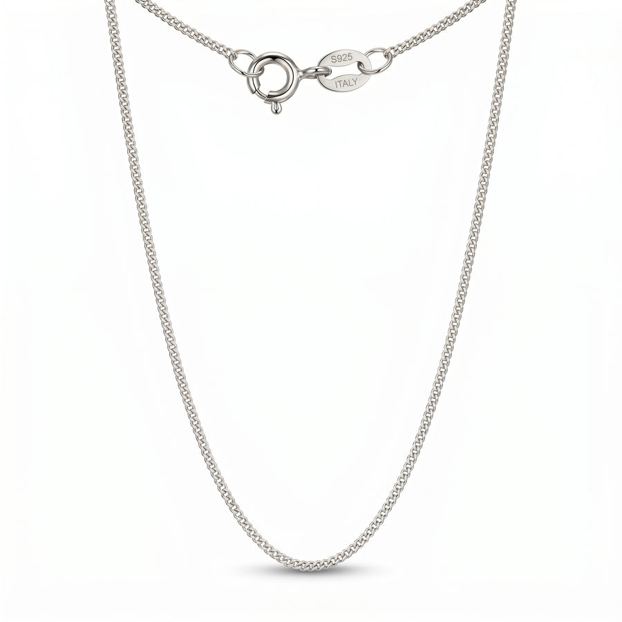 925 Sterling Silver Minimalist Chain Necklace for Everyday