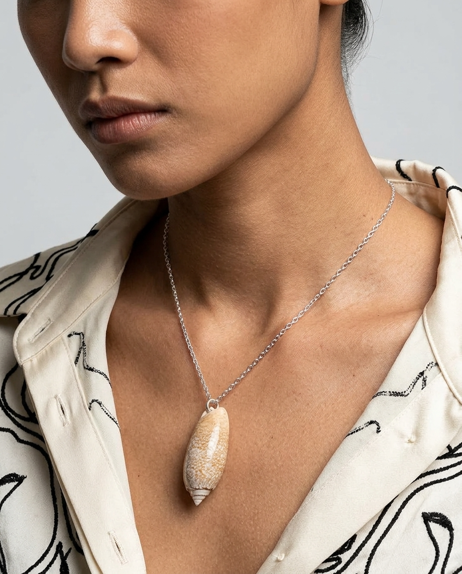Olive Pendant Necklace-4