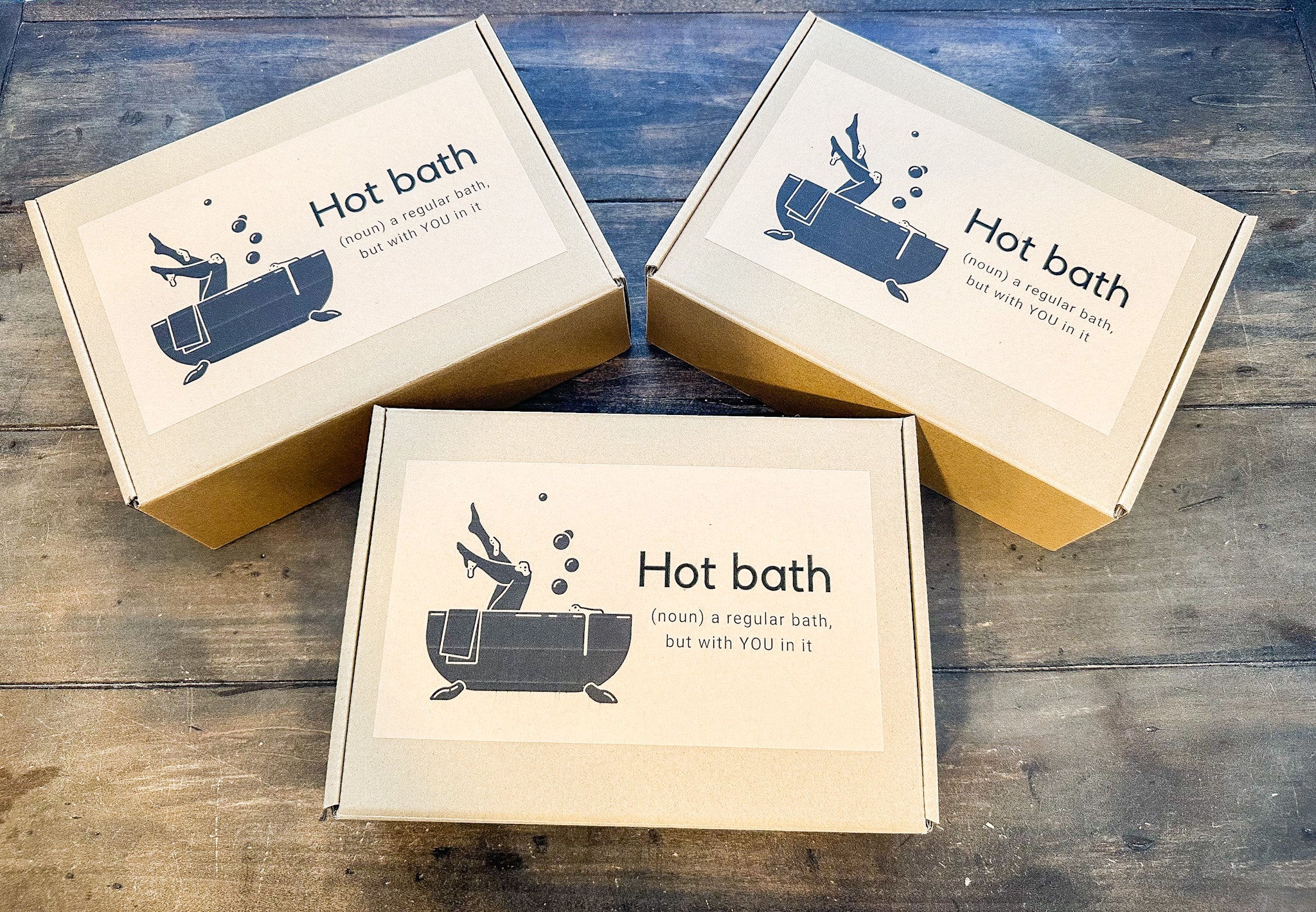 Botanical bath gift set box featuring herbal salt soaks natural flower petals and tea light candles — view 2