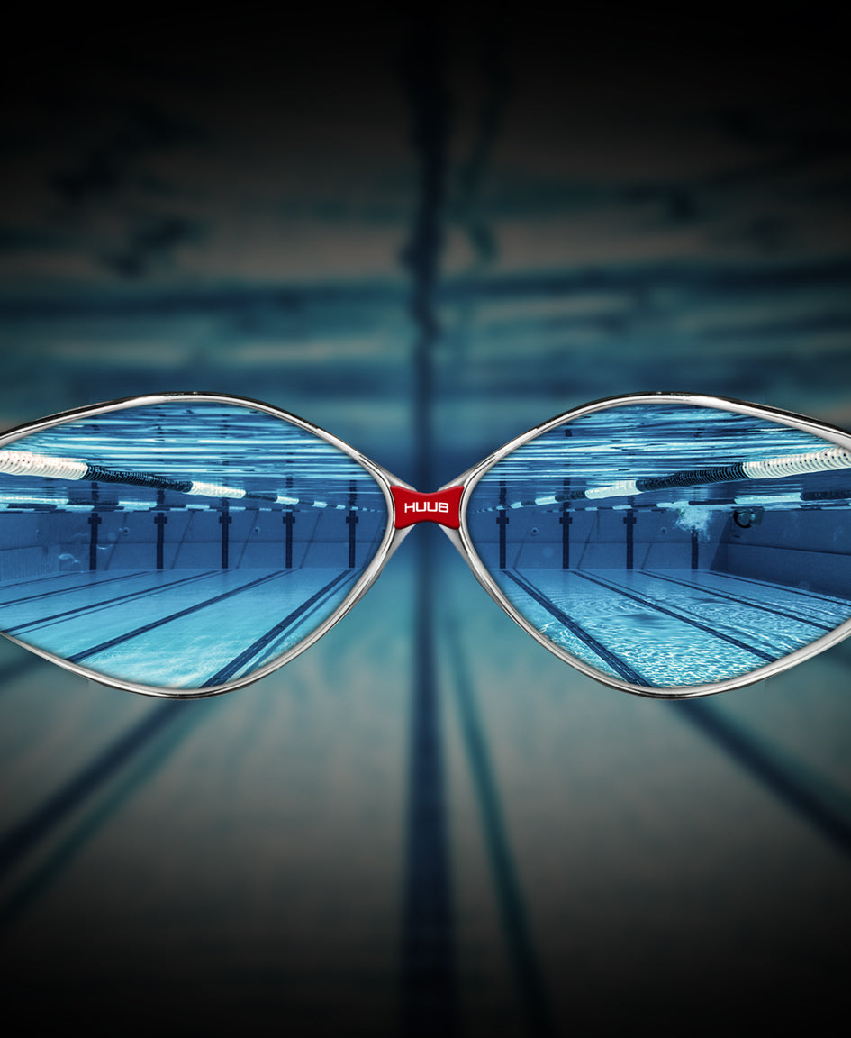HUUB Altair smoke tinted myopic prescription replacement swim goggle lens made of durable polycarbonate — view 4