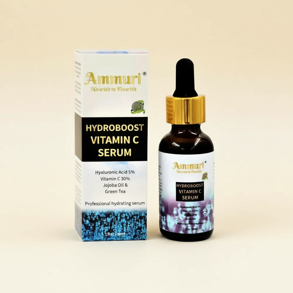 Hyaluronic Acid & Vitamin C Hydrating Face Serum | Ammuri-0
