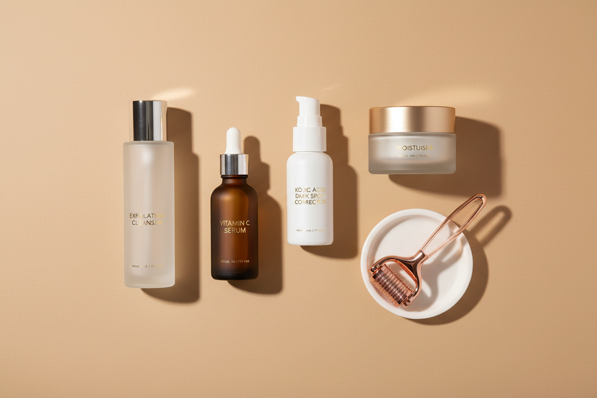 5-Piece Brightening Skincare Set for Dark Spots & Uneven-Looking Tone | Ammuri-0