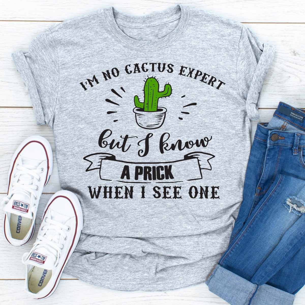 I'm No Cactus Expert T-Shirt-0