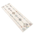 Marlow 180x60cm hallway runner rug with distressed pattern and breathable velvet surface