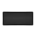 Black Marlow anti fatigue standing desk mat made of comfort foam for home office posture support