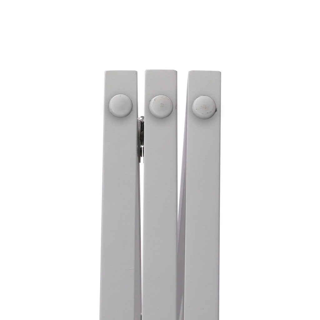 Retractable wooden pet gate in white with three folding panels for indoor dog boundaries. — view 5