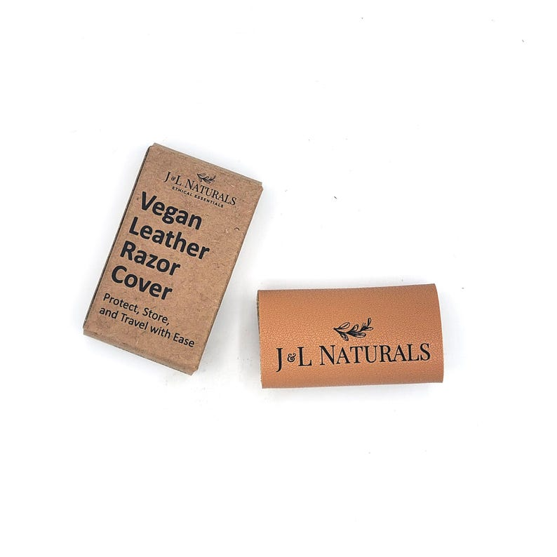 Vegan Leather Razor Cover-1