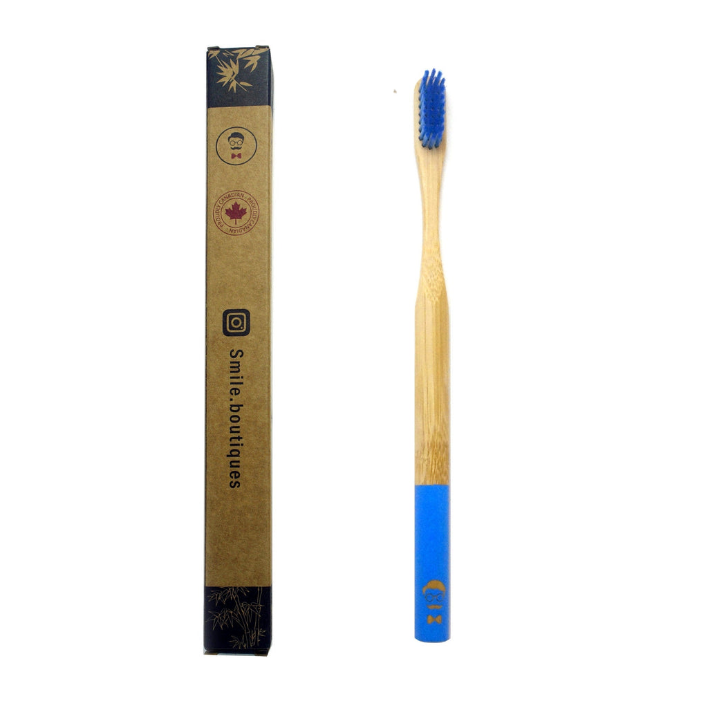 Zero waste natural bamboo toothbrush with customizable wooden handle for eco-friendly daily oral care — view 2
