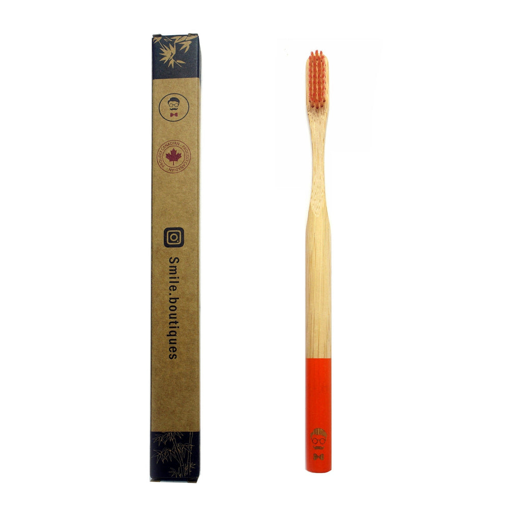 Zero waste natural bamboo toothbrush with customizable wooden handle for eco-friendly daily oral care — view 4