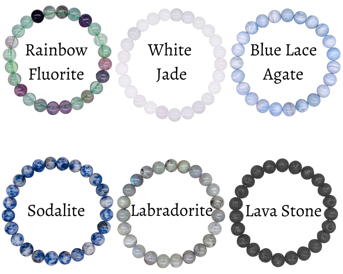 8mm Crystal Beaded Bracelets-4