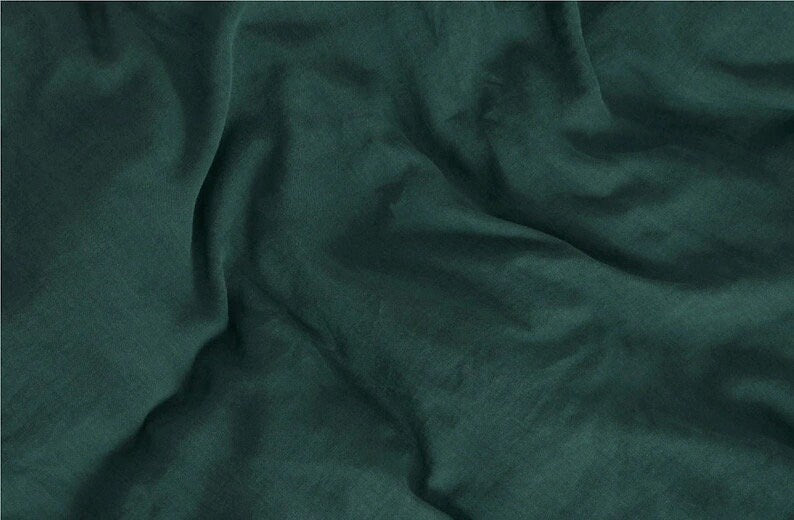 Pure cotton duvet cover set in berry purple showing luxurious stonewashed texture and matching pillow shams — view 3