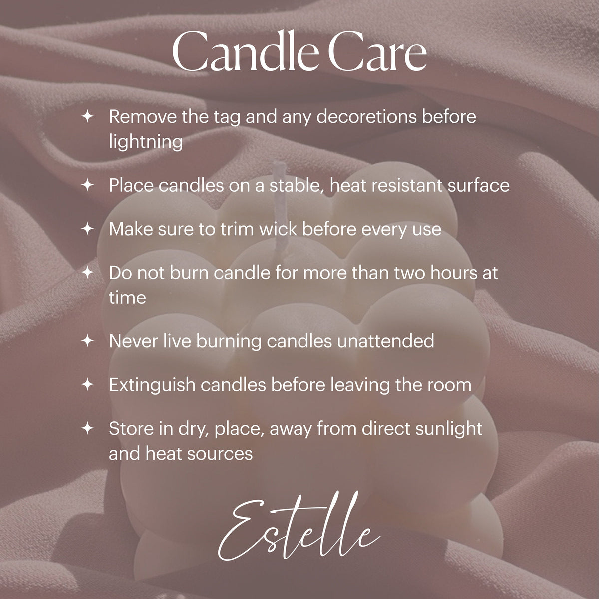 Mini Soy Bubble Candle Set | Unscented Home Decor, Wedding Favors-3