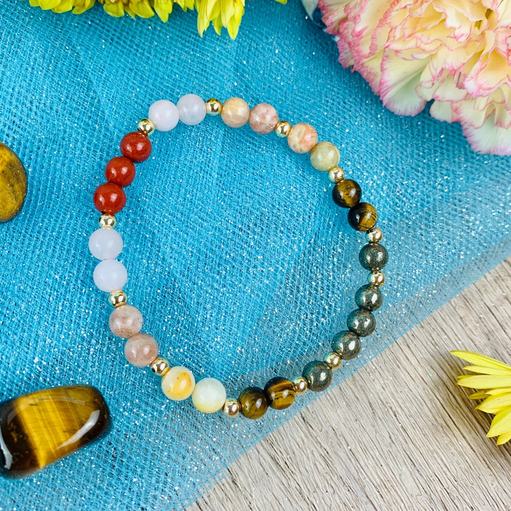 Leo Zodiac Crystal Bracelet-2