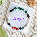 Scorpio Zodiac Crystal Bracelet-0