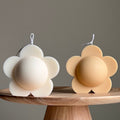 Daisy Flower Candle: Handmade Soy Wax Spring Decor-0