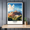 Impression Athènes | Affiche de voyage Athènes-0